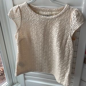 Boden Off White/Tan Blouse